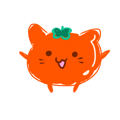 [LINEスタンプ] とまとねこのスタンプ