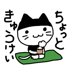 [LINEスタンプ] ぼうしねこのスタンプ