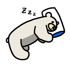 [LINEスタンプ] 絵本のような白くま