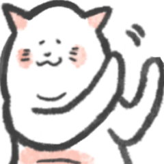 [LINEスタンプ] ニコニコ猫ラス(セリフなし)