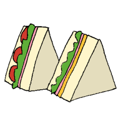 [LINEスタンプ] 朝ごはんに食べるもの 2