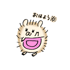 [LINEスタンプ] ママハリネズミ