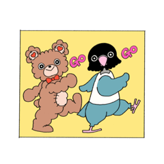 [LINEスタンプ] くまのくまくま