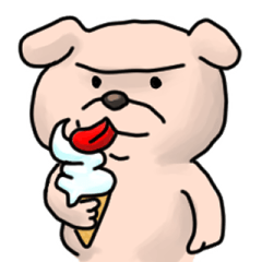 [LINEスタンプ] 子犬のブルたん