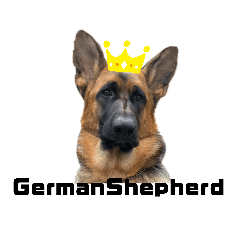 [LINEスタンプ] GermanShepherd ANNY