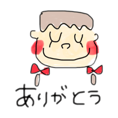 [LINEスタンプ] 手書き雑感ありスタンプ(女の子と男の子)