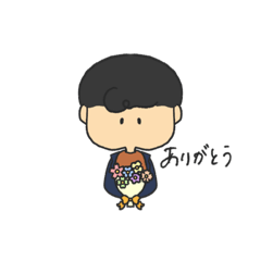 [LINEスタンプ] さくのいちにち。