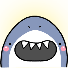 [LINEスタンプ] 好用貼圖♡鯊魚！！