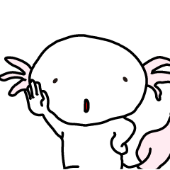 [LINEスタンプ] 毎日使えるウーパーさん 日常イラストのみ