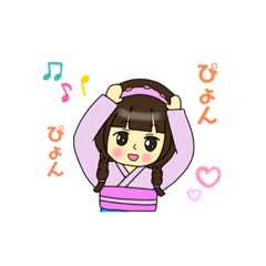 [LINEスタンプ] ♡̢ももかちゃんのスタンプ♡̢