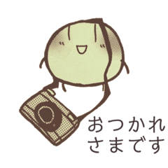 [LINEスタンプ] くりんとうと、カメラ。