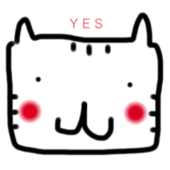 [LINEスタンプ] 癒し系絵文字 猫