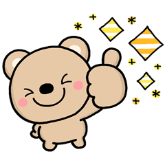 [LINEスタンプ] 彩色的日常♡茶熊！！