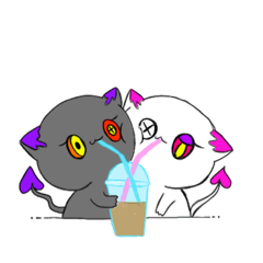 [LINEスタンプ] ねこモンスター