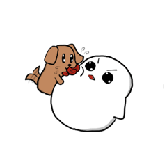 [LINEスタンプ] 気高き文鳥ばーぶ雪さん まぐねてぃっく