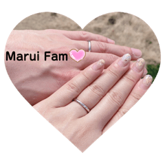 [LINEスタンプ] Marui Family♡