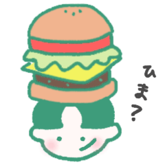 [LINEスタンプ] 食べもののっけ