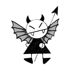 [LINEスタンプ] FUNKY SATAN