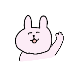 [LINEスタンプ] ぴんくのうさぎさん(日常)