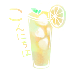 [LINEスタンプ] 毎日使える水彩画スタンプ（敬語あり）