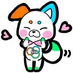 [LINEスタンプ] たいわのたいわんこ