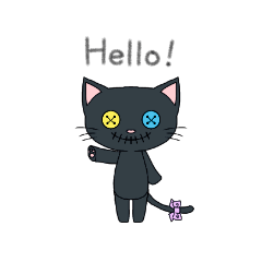 [LINEスタンプ] おしゃべりキャット