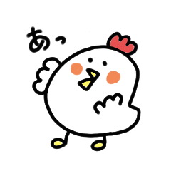 [LINEスタンプ] おかめニワトリ 2