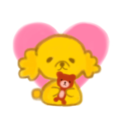 [LINEスタンプ] トイプードルのころん①