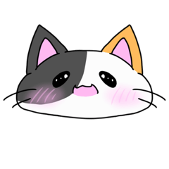 [LINEスタンプ] 表情豊かなミケねこスタンプ