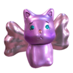 [LINEスタンプ] 天使の幸運の猫