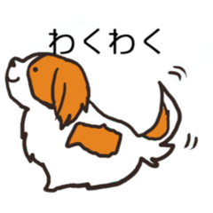 [LINEスタンプ] キャバリアの日常。