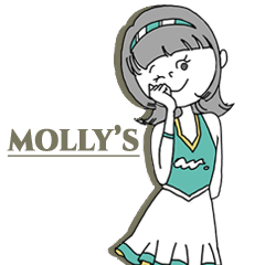 [LINEスタンプ] molly's cheerleaders！！