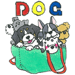 [LINEスタンプ] 犬のおともだち