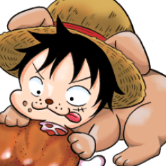 [LINEスタンプ] ONE PIECE アニマル化スタンプ