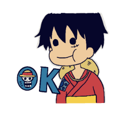 [LINEスタンプ] ONE PIECE ワノ国 手書きスタンプ
