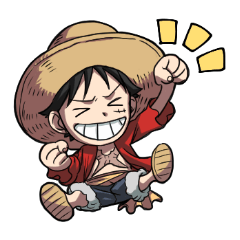 [LINEスタンプ] ONE PIECE ごちゃまぜ