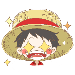 [LINEスタンプ] ONE PIECE with Bua_Space その1