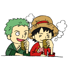 [LINEスタンプ] ちゅんはるのONE PIECEスタンプ4