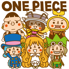 [LINEスタンプ] ONE PIECE ✖ toodle doodle トンタッタ王国の画像（メイン）