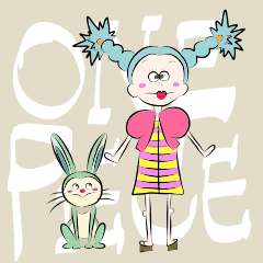 [LINEスタンプ] ONE PIECE × かなこのだいすきひとたち