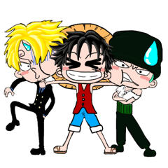 [LINEスタンプ] ONE  PIECE SOAの万能スタンプ