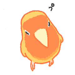 [LINEスタンプ] ナマイキかわいい！コザクラインコ