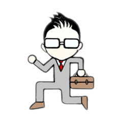 [LINEスタンプ] Mr. glasses