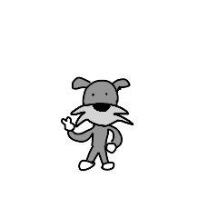 [LINEスタンプ] のんびり シュナウザー