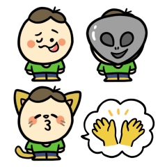 [LINEスタンプ] 巨顔な絵文字3