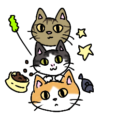 [LINEスタンプ] 入江家の猫たち2