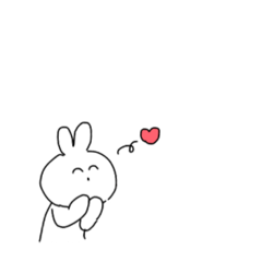 [LINEスタンプ] うさぎさんと人参さん