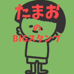 [LINEスタンプ] たまおのリモート用 BIGスタンプ