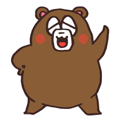 [LINEスタンプ] 夫（クマ）から妻（パンダ）へ送るLINE