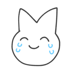 [LINEスタンプ] Keep on smiling 猫